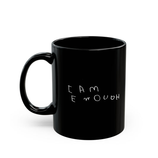 I Am Enough (Black Mug)
