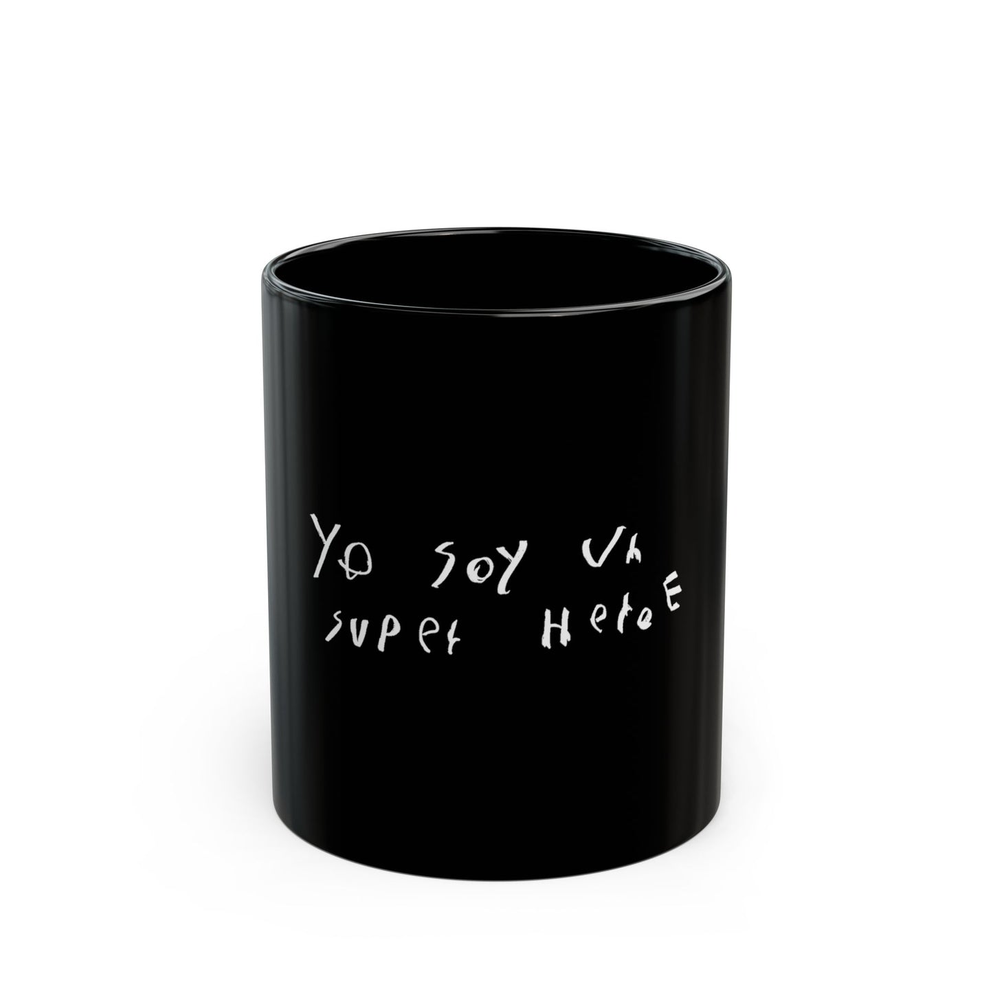 Everyday Hero (Black Mug)