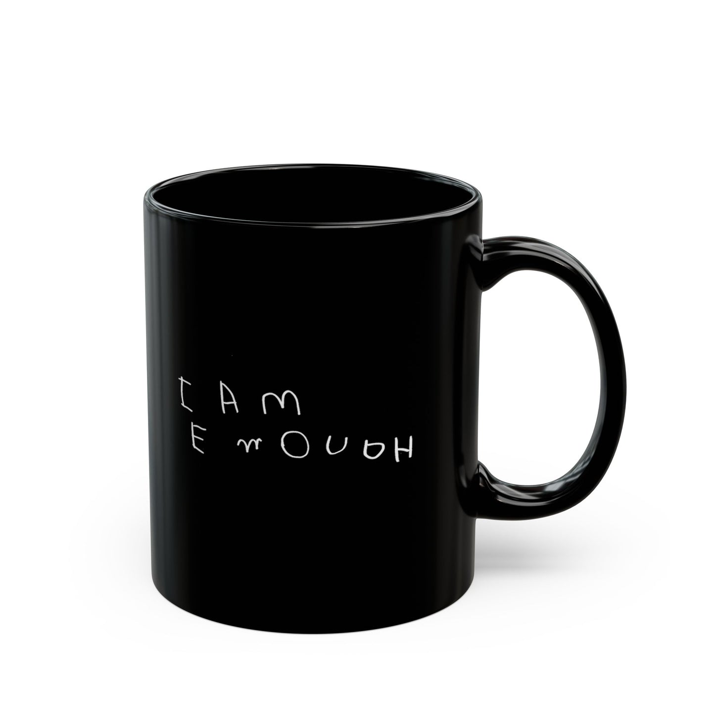 I Am Enough (Black Mug)