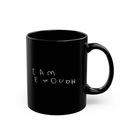 I Am Enough (Black Mug)