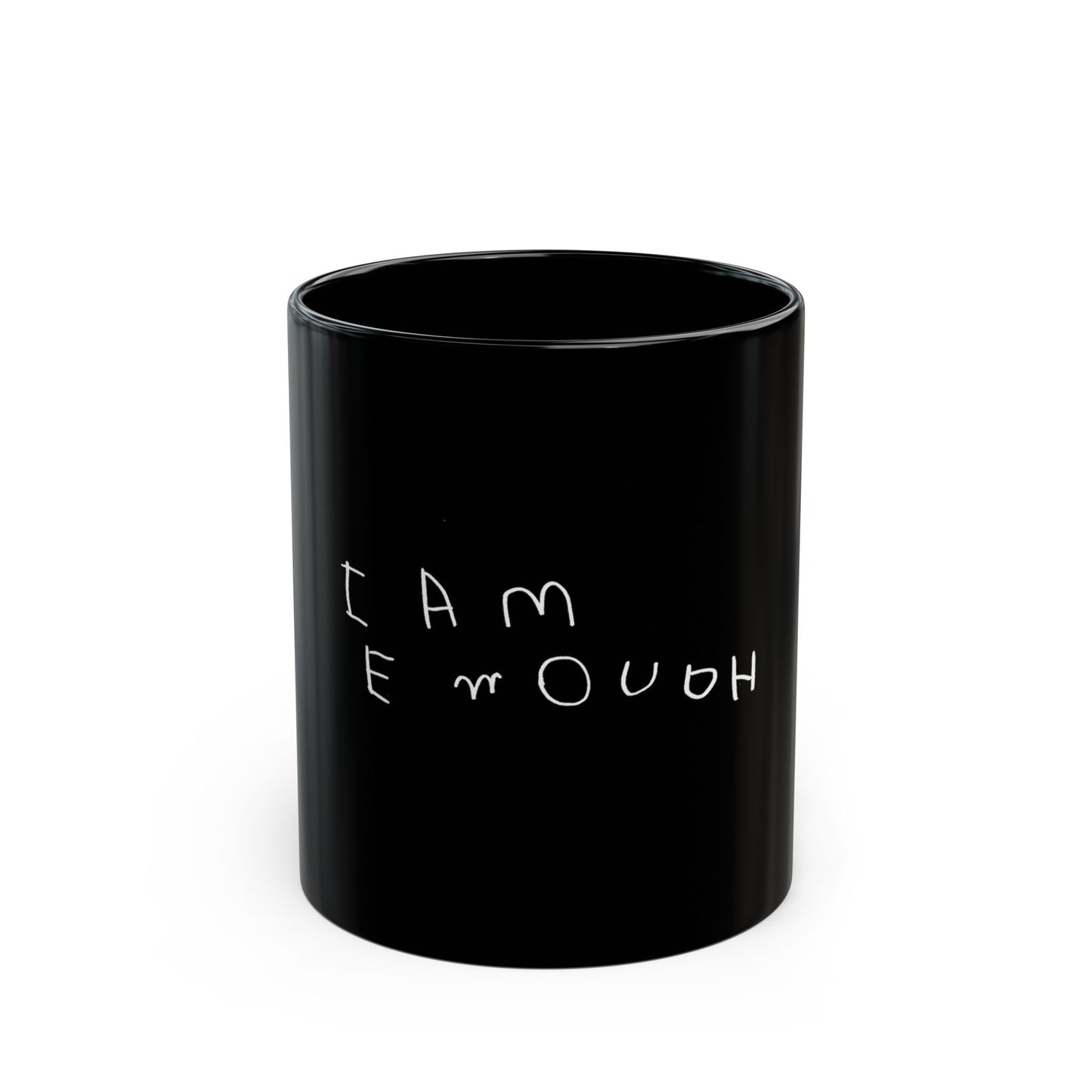 I Am Enough (Black Mug)