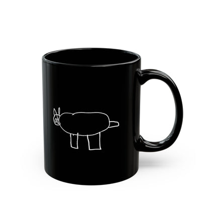 Little Oink (Black Mug)