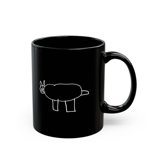Little Oink (Black Mug)