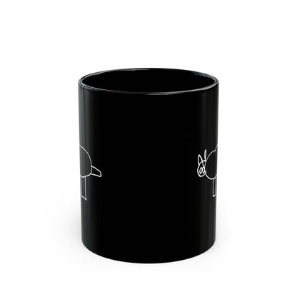Little Oink (Black Mug)