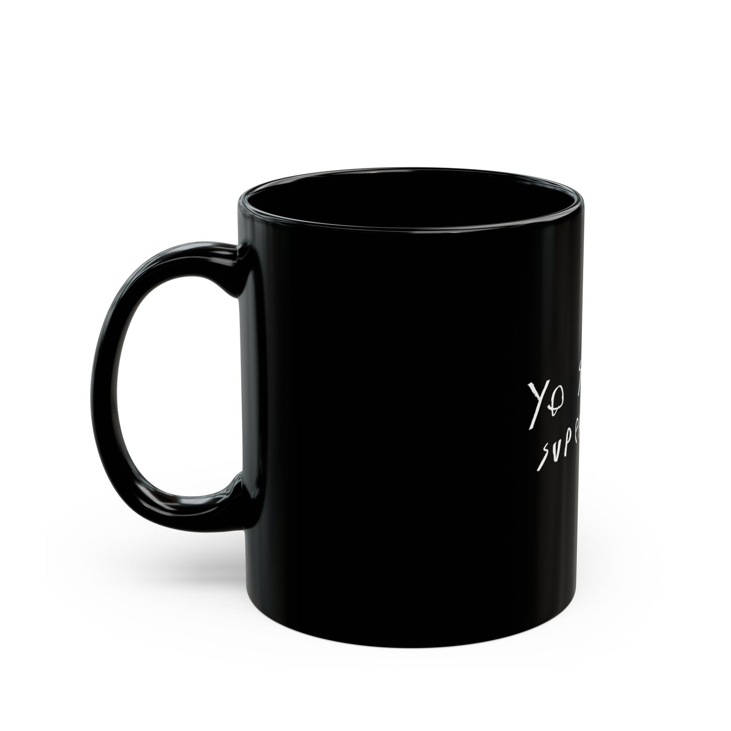 Everyday Hero (Black Mug)