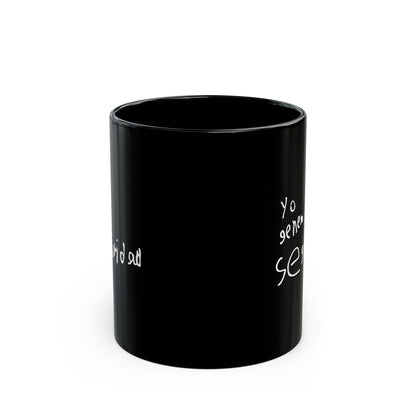 Safe Place (Black Mug)