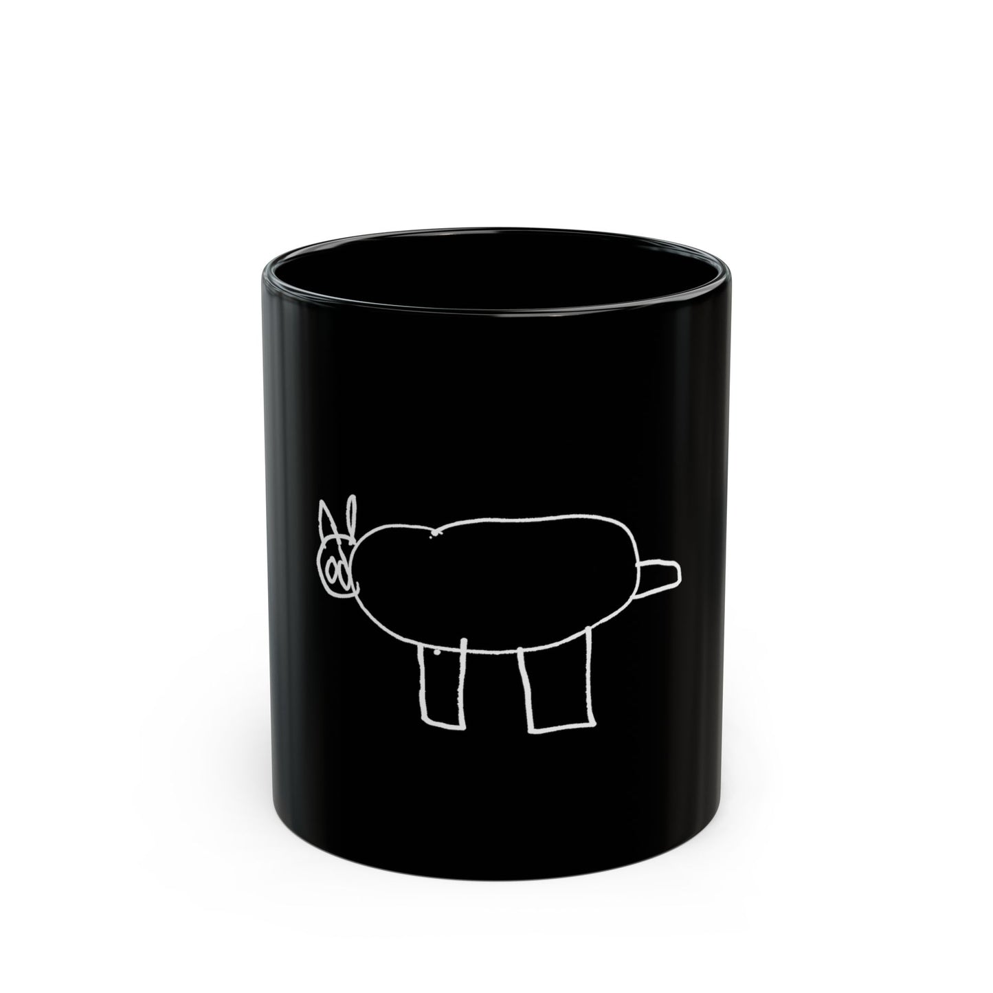 Little Oink (Black Mug)