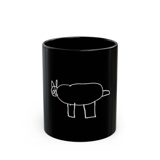 Little Oink (Black Mug)