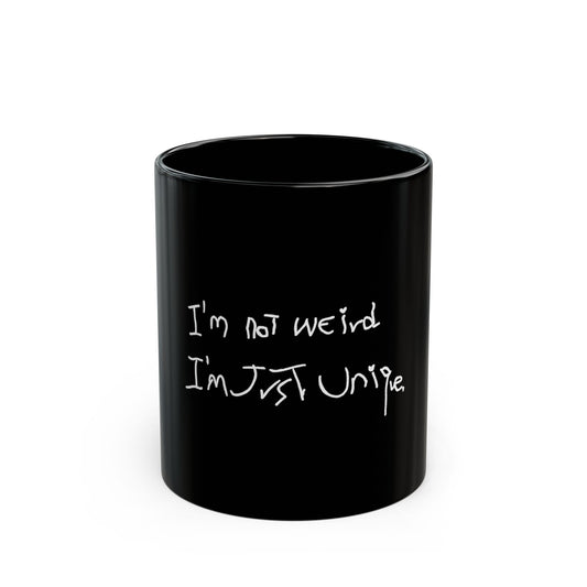 Just Unique (Black Mug)